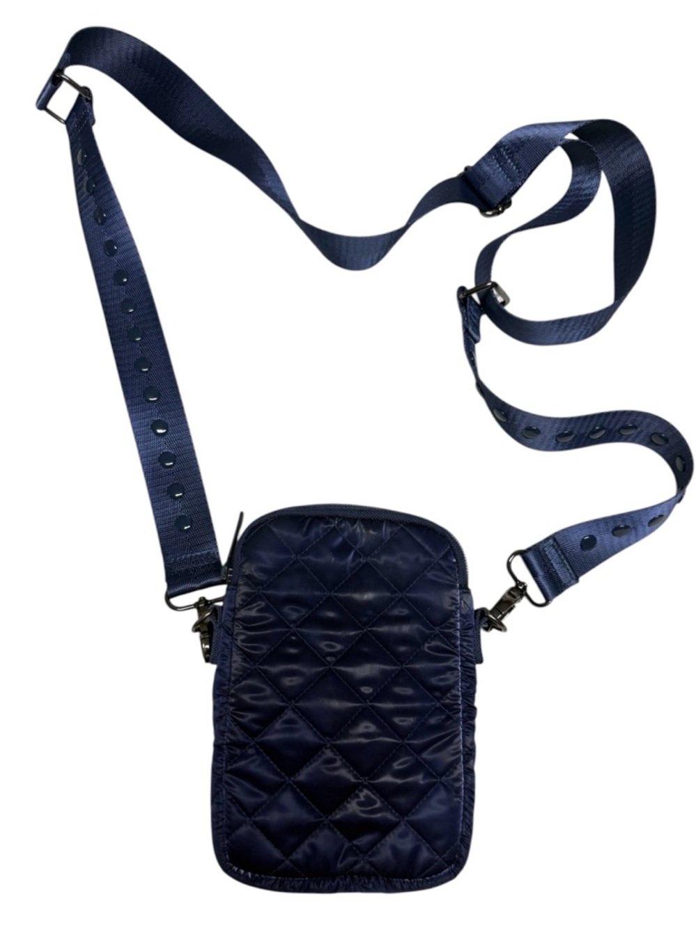 Quilted Navy Crossbody Bag